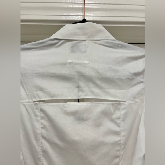 NWT RARE Lita by Ciara Cutout Button Down Top with Obi Style Belt - Picture 6 of 14